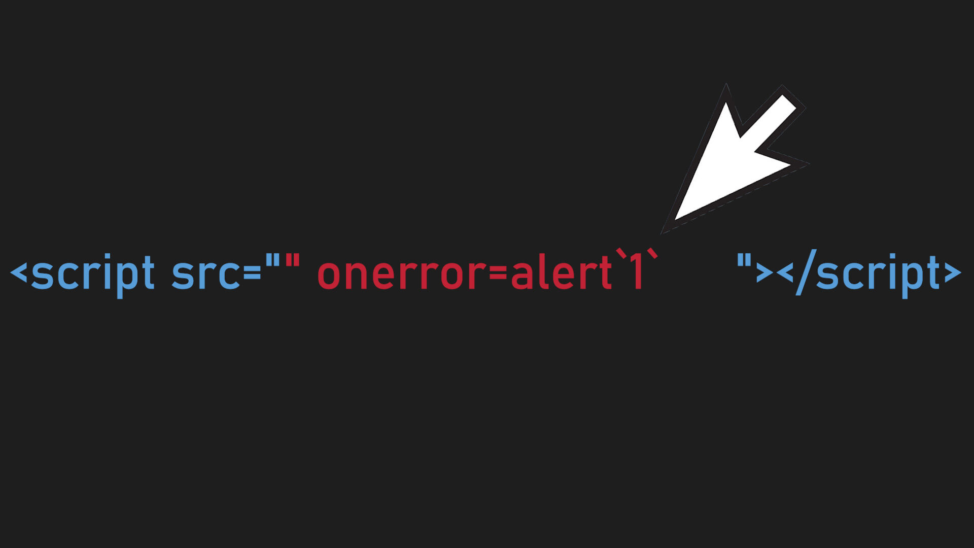 XSS z backtick
